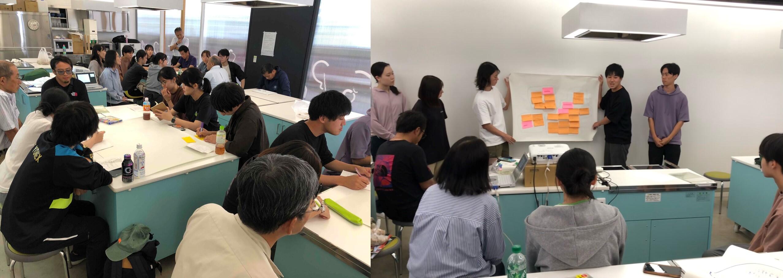 農家との意見交換・学生によるプレゼン